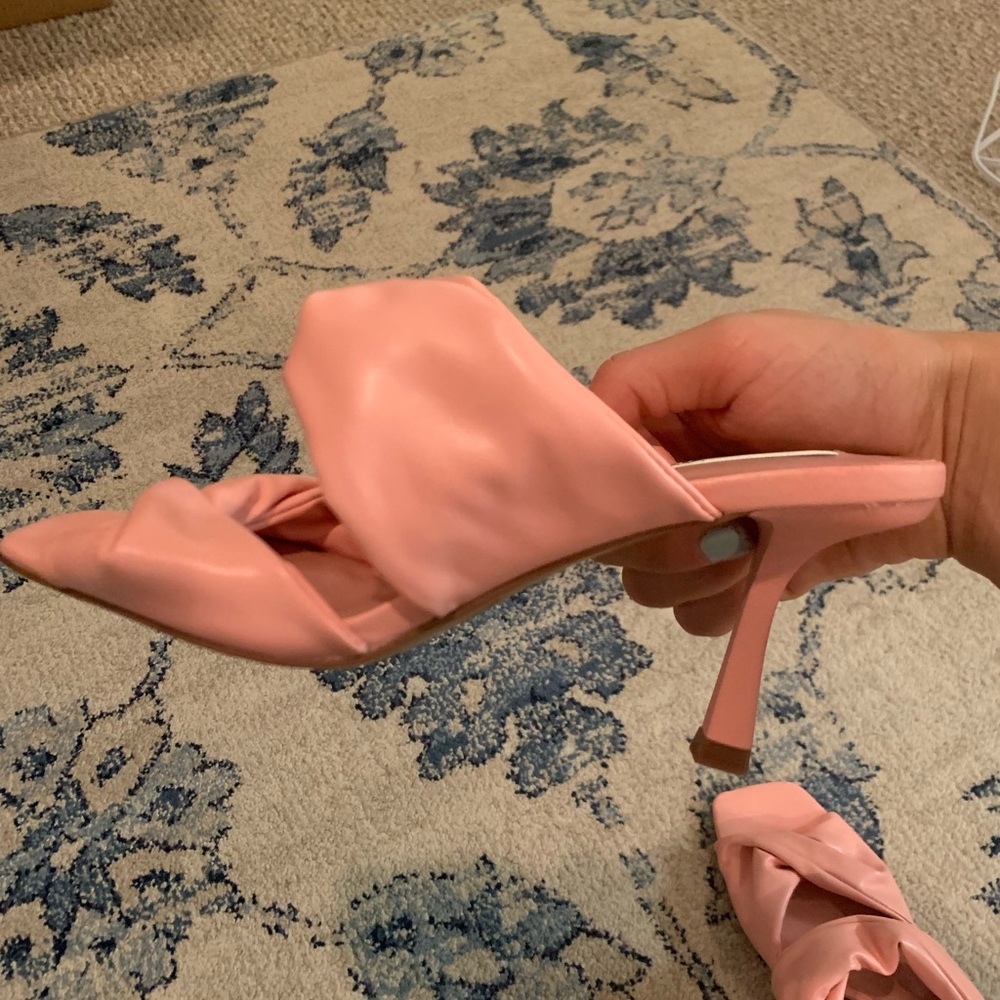 Zara Coral Heels
